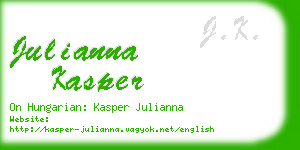 julianna kasper business card